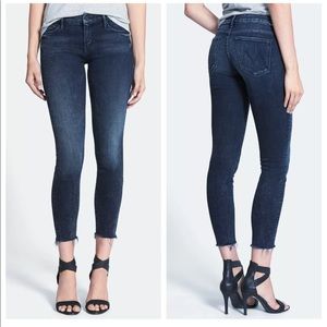 MOTHER Looker ankle fray